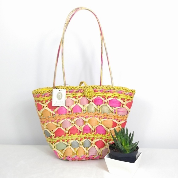 Jessica McClintock Handbags - 🌿ANTHROPOLOG WOVEN BAG🌿